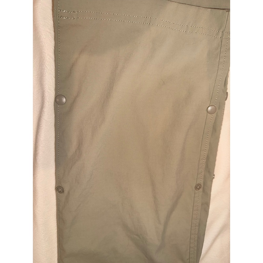 Eddie Bauer Firstr Ascent Women P6 Tan Hiking Pants Roll Up Convertible Stretch - Picture 5 of 7
